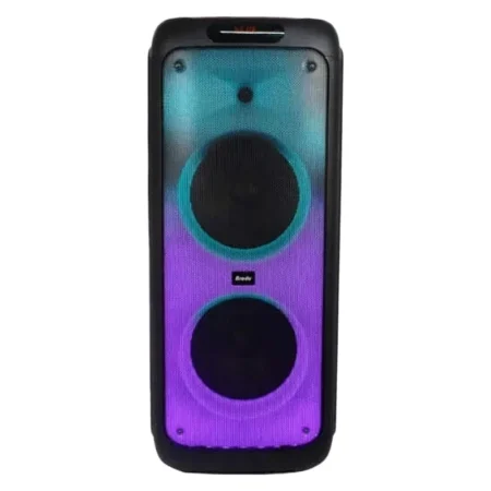 اسپیکر بلوتوثی قابل حمل مدل bts-1387، نسخه بلوتوث 5.1، منبع انرژی USB و باتری لیتیومی، همراه با ریموت و میکروفون بی‌سیم، درگاه ارتباطی ورودی میکروفون، ورودی گیتار، microUSB، دارای رقص نور، صفحه نمایش دیجیتال، رادیو FM، قابلیت TWS