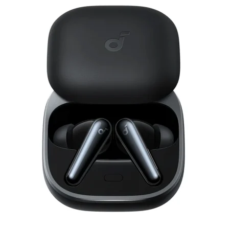 هدفون بلوتوثی انکر مدل Soundcore Liberty 5 با نویز کنسلینگ فعال (ANC)، درگاه شارژ USB Type-C، تا 30 ساعت زمان پخش موسیقی، دارای سنسور نوری داخل گوش و مقاوم در برابر رطوبت و عرق